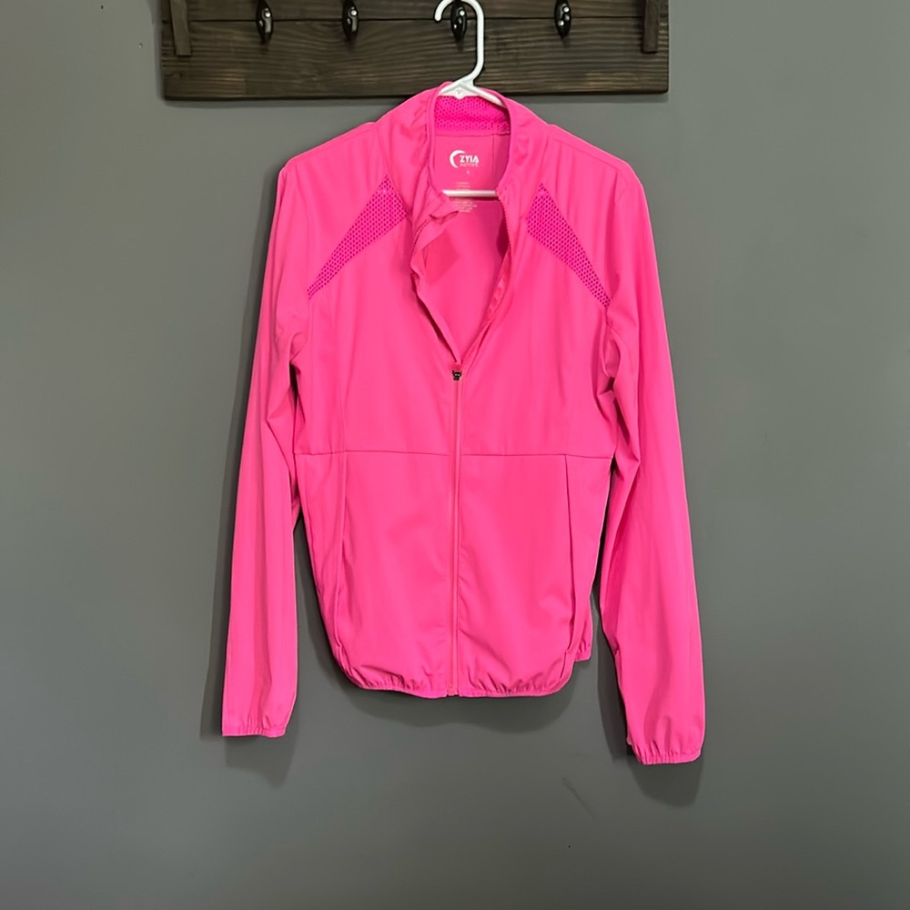 ZYIA Active hot pink zip up jacket